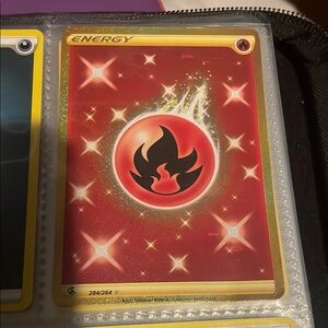 Pokemon Fire Energy Card